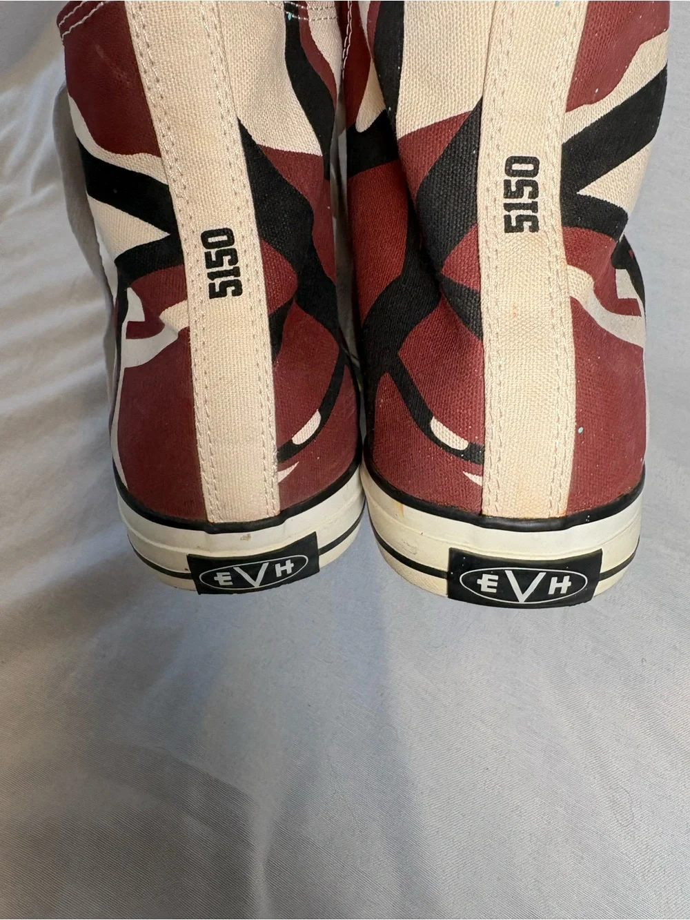 Eddie Van Halen EVH 5150 Frankenstein Stripe High Top Sneakers Men's (14) EV029